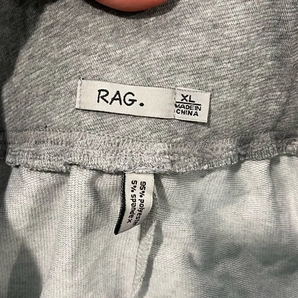 NWT Rag The Yummy Jogger Gray Size XL